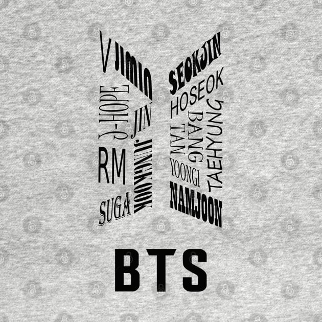 Bangtan collage logo by PLMSMZ